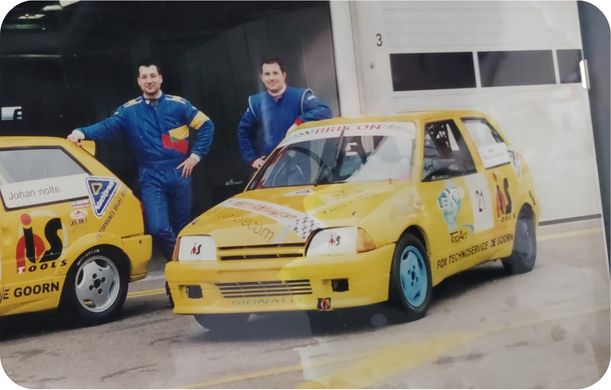 Eerste raceauto papa